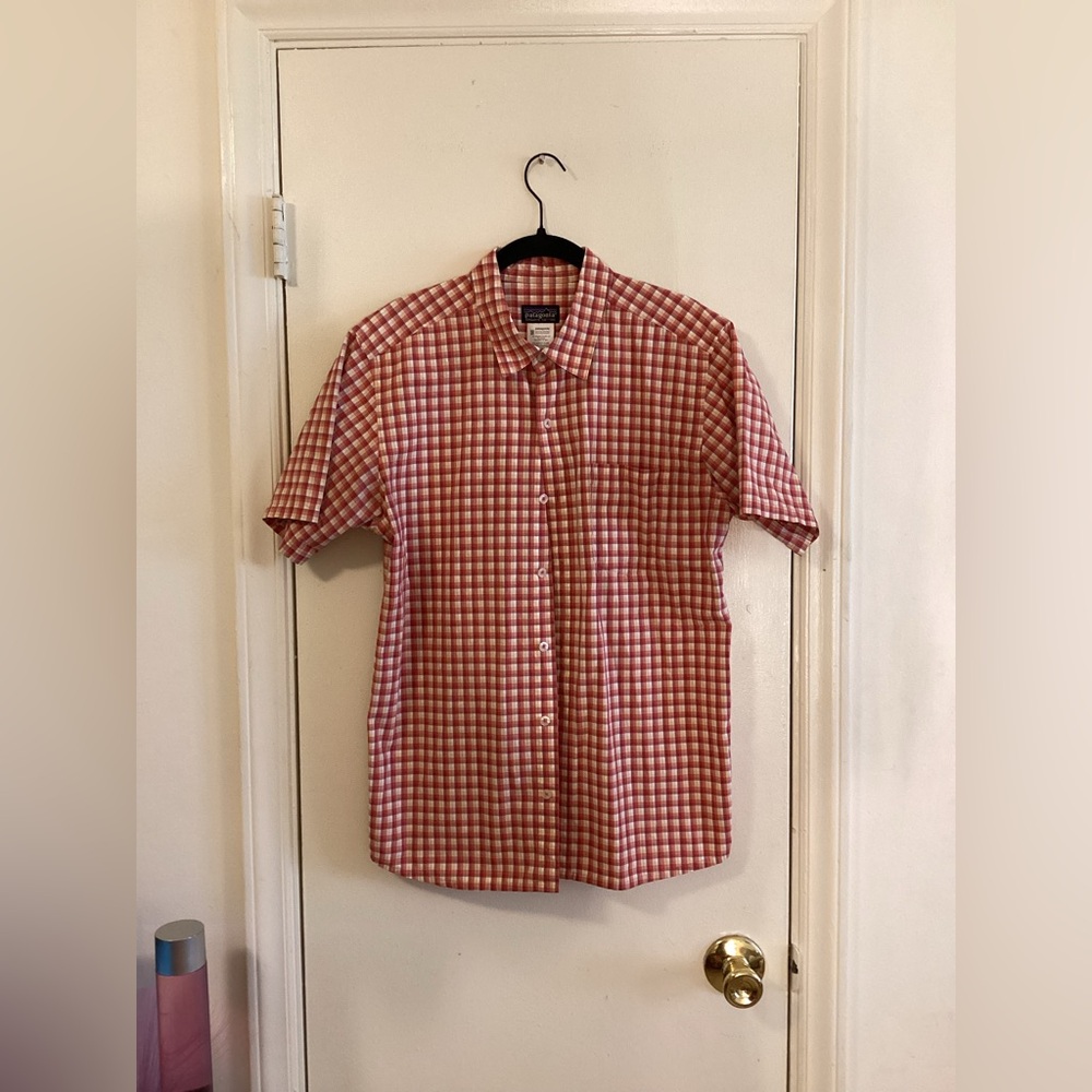 Patagonia Red Casual Button Down Shirt
